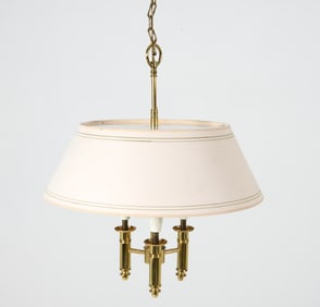 SCANDINAVIAN BRASS BOUILLOTTE STYLE PENDANT LIGHT