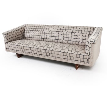 BORGE MOGENSEN STYLE DANISH WOOL SOFA C. 1960S