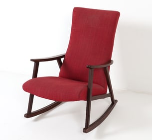 MID-CENTURY DANISH ROCKING CHAIR C. 1960S