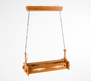 SWEDISH PINE PENDANT LIGHT C. 1970S