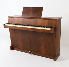 HINDSBERG DANISH ROSEWOOD UPRIGHT PIANO 1965