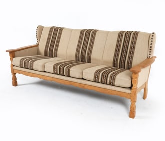 HENNING KJARENULF DANISH OAK SOFA C. 1970S