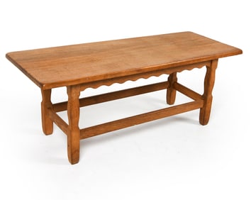 KJAERNULF STYLE DANISH OAK COFFEE TABLE C. 1970S
