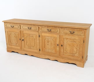 HENNING KJAERNULF DANISH OAK SIDEBOARD C. 1970S
