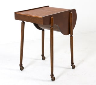 DANISH TAMBOUR SEWING CHEST C. 1950S