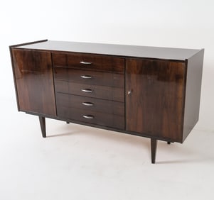 RAJMUND TEOFIL HALAS WALNUT SIDEBOARD C. 1960S
