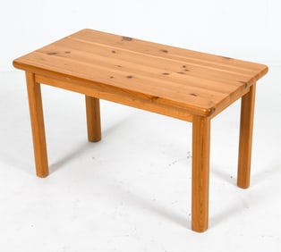 SWEDISH PINE SIDE TABLE C. 1970S