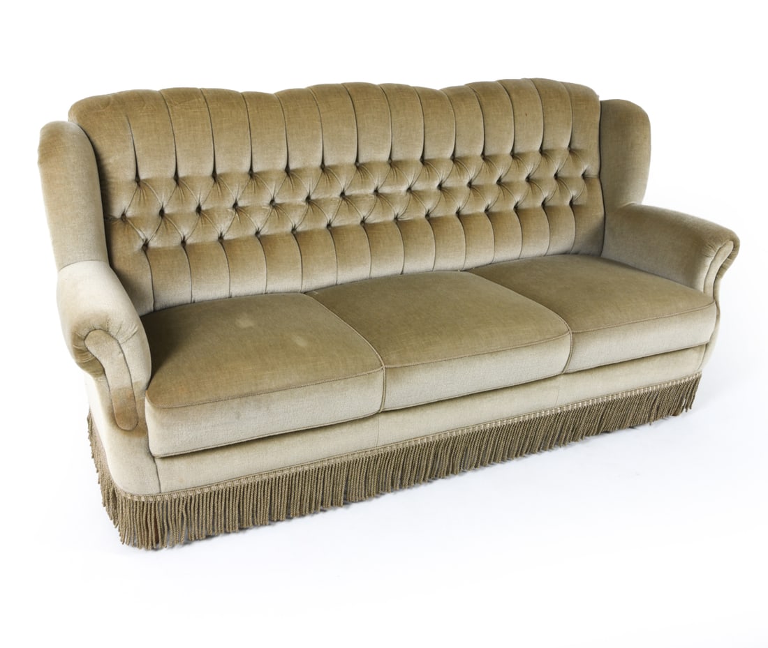 MID-CENTURY DANISH MOHAIR SOFA (1 of 14)