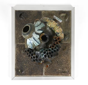 DANISH ABSTRACT CERAMIC SCULPTURE C. 1970S