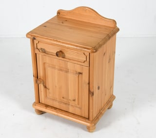 SWEDISH PINE NIGHTSTAND C. 1960S