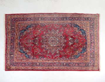 LARGE PERSIAN WOOL RUG
