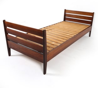 MID-CENTURY DANISH ROSEWOOD TWIN BEDFRAME C. 1960S