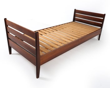 MID-CENTURY DANISH ROSEWOOD TWIN BEDFRAME C. 1960S