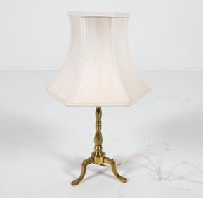 SCANDINAVIAN BRASS TABLE LAMP