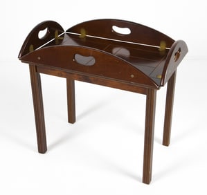 MAHOGANY BUTLER'S TRAY TABLE