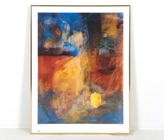 JYTTE LOEHR (DANISH) 1999 ABSTRACT LITHOGRAPH