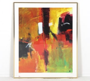 OLE TREBBIEN (B.1944) 'LAHSA TIBET' LITHOGRAPH