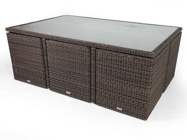INDIAN OCEAN CUBA OUTDOOR DINING TABLE & CHAIRS