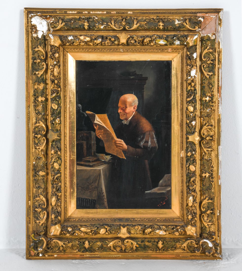 F. O. CONRAD, BRITISH (19TH C.) OIL ON PANEL (1 of 8)