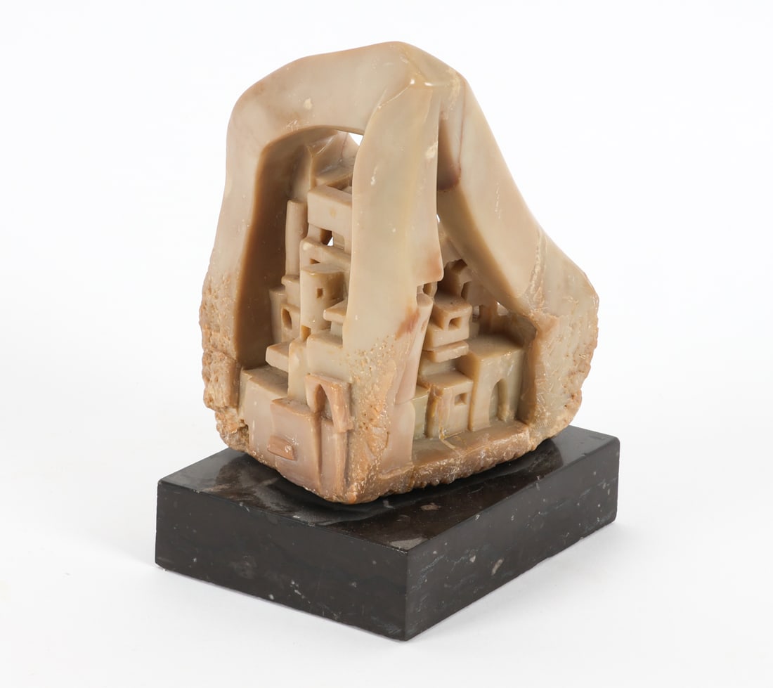 CARVED STONE SCULPTURE 1970 (1 of 10)