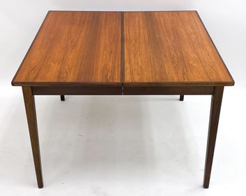 DANISH ROSEWOOD EXTENDING DINING TABLE C. 1960S