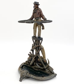 19TH C. ALFRED CORNEAU MARITIME UMBRELLA STAND