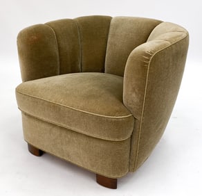 ATTR VIGGO BOESEN FOR SLAGELSE DANISH LOUNGE CHAIR