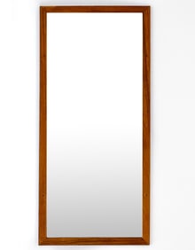 MID-CENTURY DANISH TEAK WALL MIRROR C. 1960S