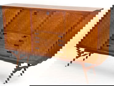 KURT OSTERVIG DANISH TEAK SIDEBOARD C. 1960S