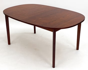 DANISH ROSEWOOD EXTENDING DINING TABLE C. 1960S