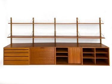 POUL CADOVIOUS CADO DANISH TEAK WALL SYSTEM