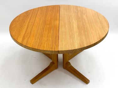 C. F. CHRISTENSEN DANISH PINE DINING TABLE C 1970S