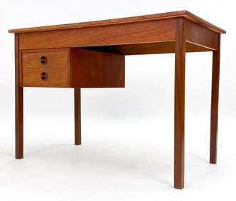 MID-CENTURY DANISH TEAK WRITING DESK C. 1960S