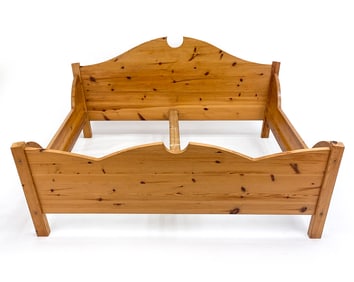 KARL MOBLER NORWEGIAN PINE QUEEN SIZE BED