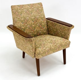 DANISH TEAK LOUNGE CHAIR C. 1960S