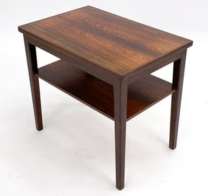 MID-CENTURY DANISH ROSEWOOD SIDE TABLE