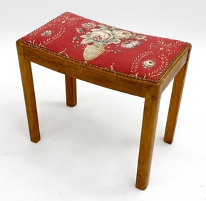 SCANDINAVIAN TEAK FOOTSTOOL C. 1950S
