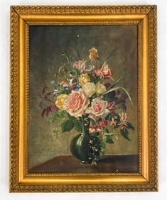 DANISH STILL LIFE PAINTING O/C