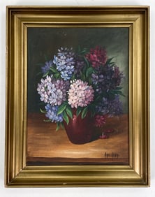 AGNES KRAG (1878 - 1956) STILL LIFE O/C