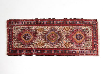 VINTAGE HAND-WOVEN KARABAGH RUG