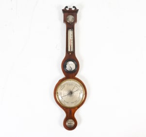 ANTIQUE MAHOGANY BAROMETER EARLY 20TH C.