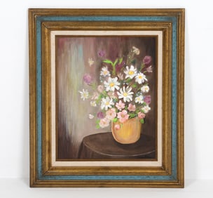 LEONE KLINE STILL LIFE O/C PAINTING