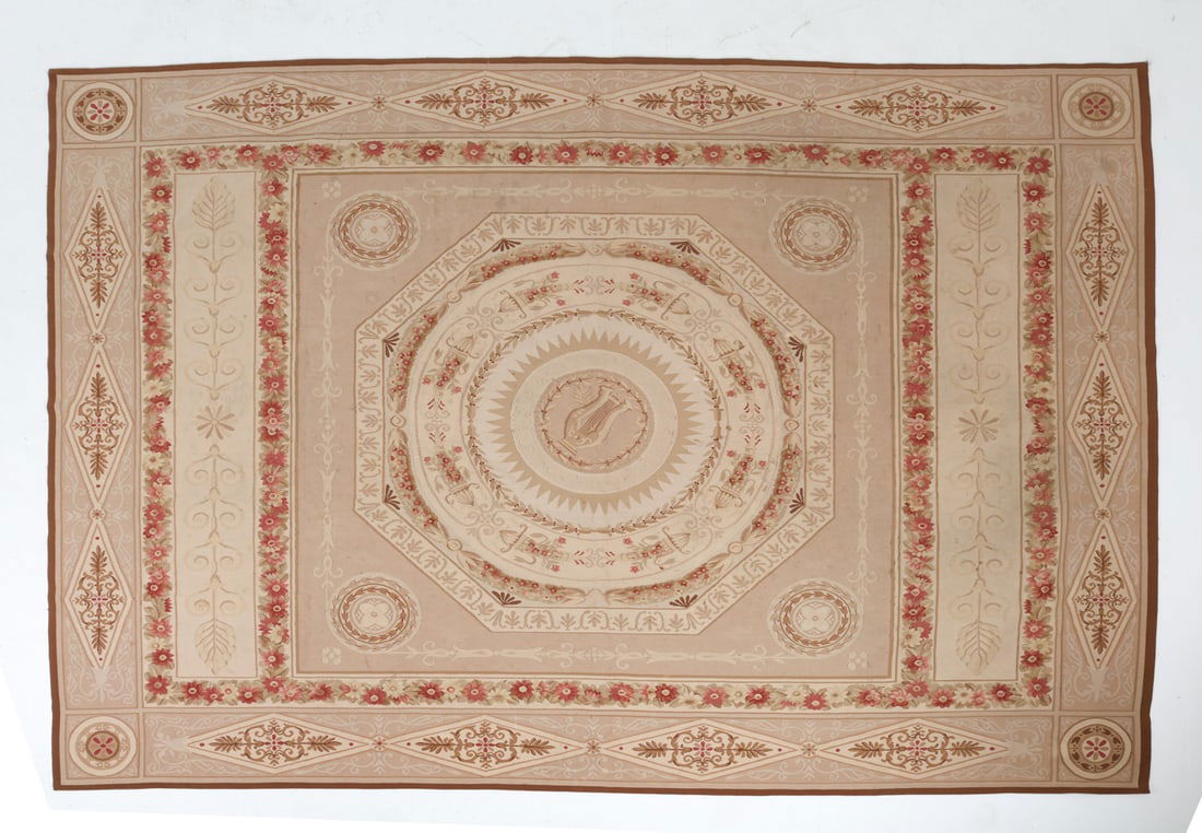 CONTEMPORARY AUBUSSON STYLE RUG (1 of 13)