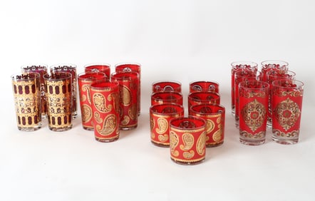 VINTAGE CULVER STARLYTE 22K GILT GLASSES