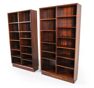 PAIR OF DANISH ROSEWOOD BOOKCASES C. 1970S