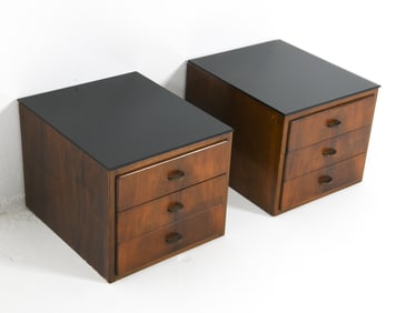 DANISH MID-CENTURY MAHOGANY NIGHTSTANDS C. 1960S
