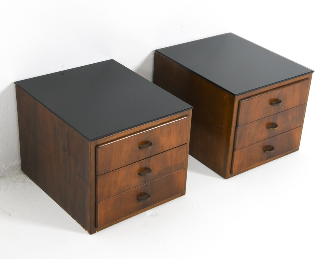 DANISH MID-CENTURY MAHOGANY NIGHTSTANDS C. 1960S (1 of 15)