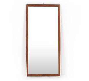 A. M. SPEJLE DANISH TEAK WALL MIRROR C. 1960S