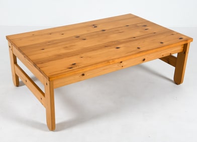 MID-CENTURY SWEDISH PINE COFFEE TABLE C. 1970S