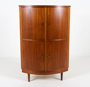 MID-CENTURY DANISH TEAK CORNER CABINET C. 1960S